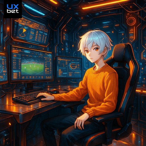 Imagem promocional da UXBET apresentando a plataforma e seus recursos